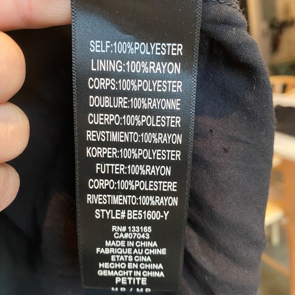 Anthropologie Black Baby Doll Dress MP - Picture 8 of 8